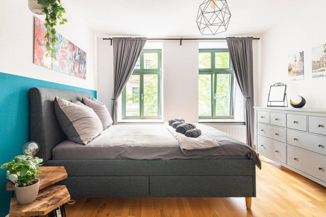 Super Zentrale, Gemutliche Wohnung Mit Balkon Лейпциг Экстерьер фото